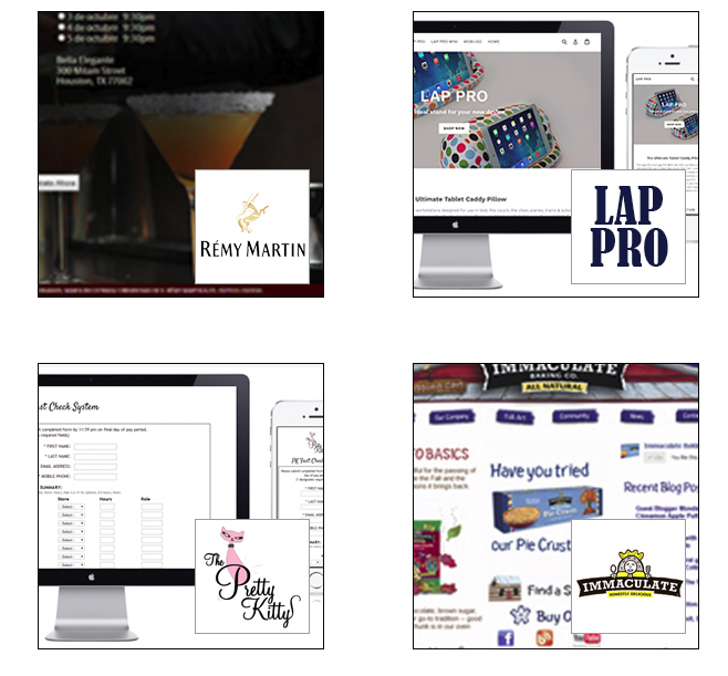 Isilus clients Remy Martin LapPro The Pretty Kitty Immaculate Baking